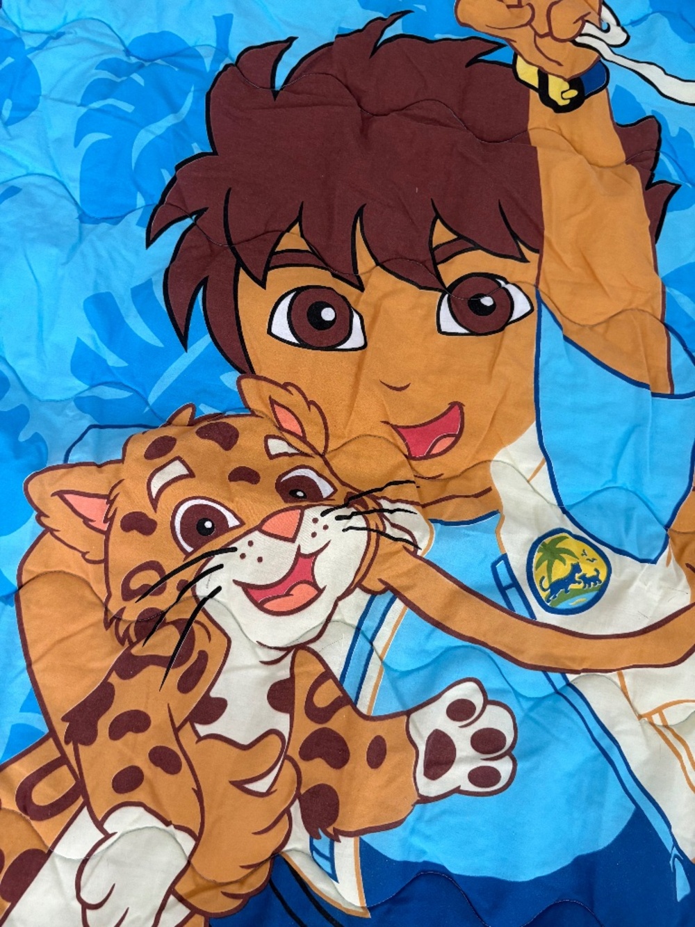 Go Diego Go! Nick Jr. Quilted toddler bed blanket